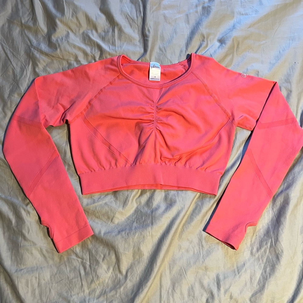 Yfitness cropped workout long sleeve shirt (now known as fxnl athletics)